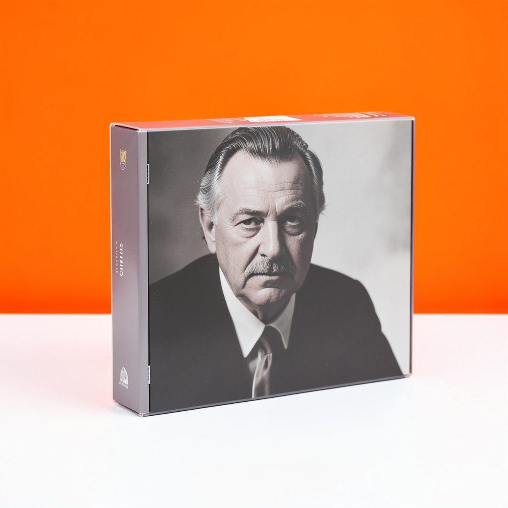 A crisp studio photograph of a Carlos Kleiber CD box set on a white seamless backdrop
